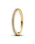 Pandora 14K Gold-Plated ring met zirkonia 162999C01, exclusief en kwalitatief hoogwaardig. Ontdek nu!