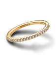 Pandora 14K Gold-Plated ring met zirkonia 162999C01, exclusief en kwalitatief hoogwaardig. Ontdek nu!