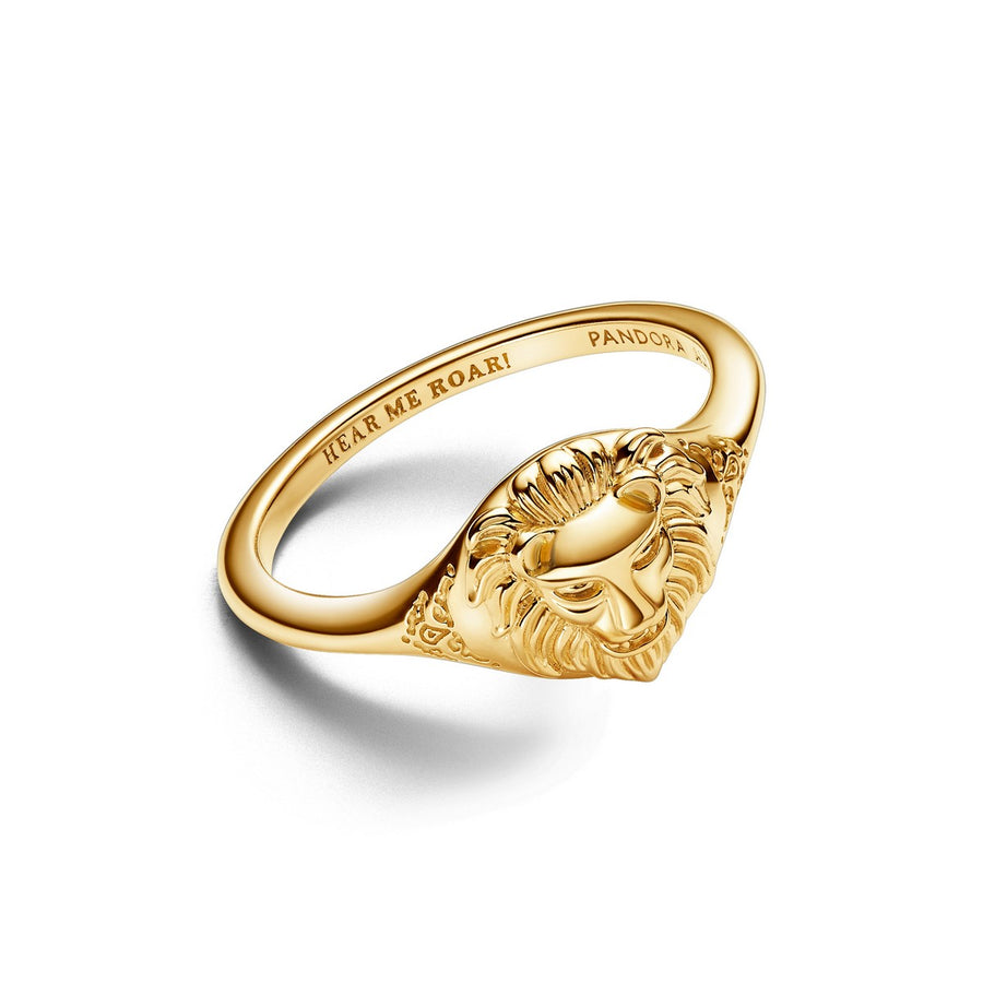 Pandora Game of Thrones Lannister Leeuw Verguld Zilveren Ring 163139C00