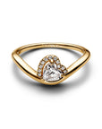 Pandora Golvende Hart Ring 163660C01 - PansiteNederland.nl