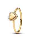 Pandora Graveerbare Hart Halo Ring met Zirkonia - 163801C01