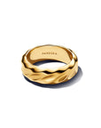 Pandora Geribbelde Brede Band Ring - 163886C00 - PansiteNederland.nl