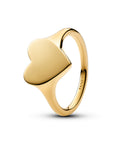 Pandora Ring graveerbaar hart 163988C00