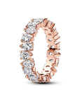 Pandora 14K Rosegold-Plated ring met zirkonia 183021C01, exclusief en kwalitatief hoogwaardig. Ontdek nu!