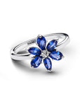 Pandora zilveren ring met blauwe gemengde stenen 193000C01, exclusief en kwalitatief hoogwaardig. Ontdek nu!