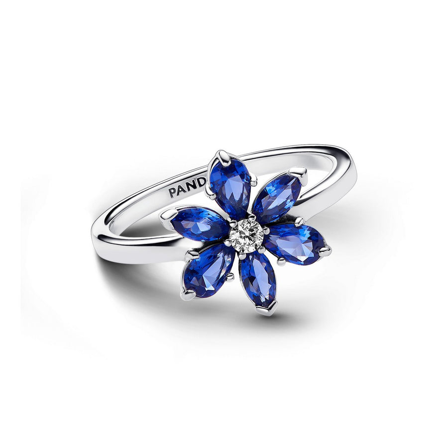 Pandora zilveren ring met blauwe gemengde stenen 193000C01, exclusief en kwalitatief hoogwaardig. Ontdek nu!