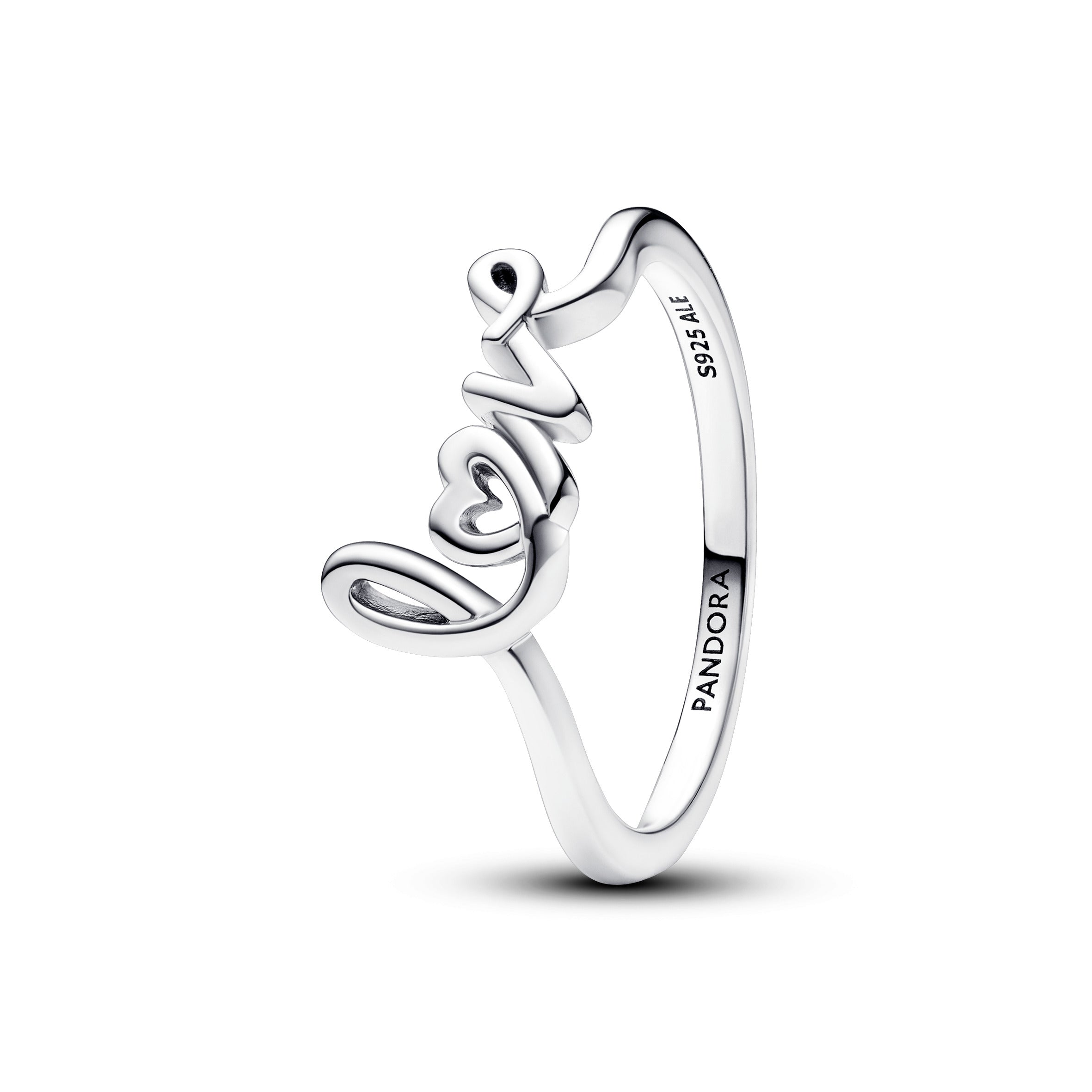 Pandora Handgeschreven love ring zilver - 193058C00