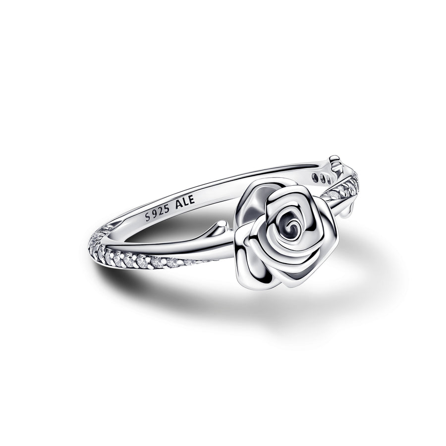 Pandora Rose in bloei Zilveren Ring met Helder Zirkonia 193215C01