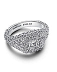 Pandora Cocktailring met vierkant van pavé – 193556C01 - PansiteNederland.nl