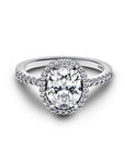 Pandora Oval Sparkling Halo Statement Ring 193777C01