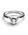 Pandora Marvel Black Panther Ring 194223C01 – Zilver met Zwarte Kristallen