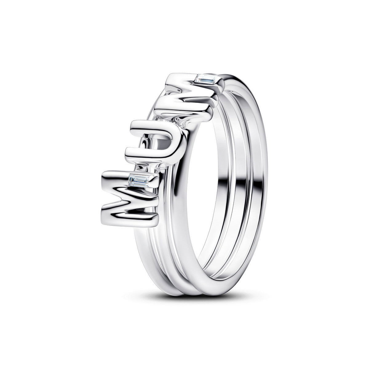 Pandora MUM Letters Deelbare Ring zilver - 194458C01
