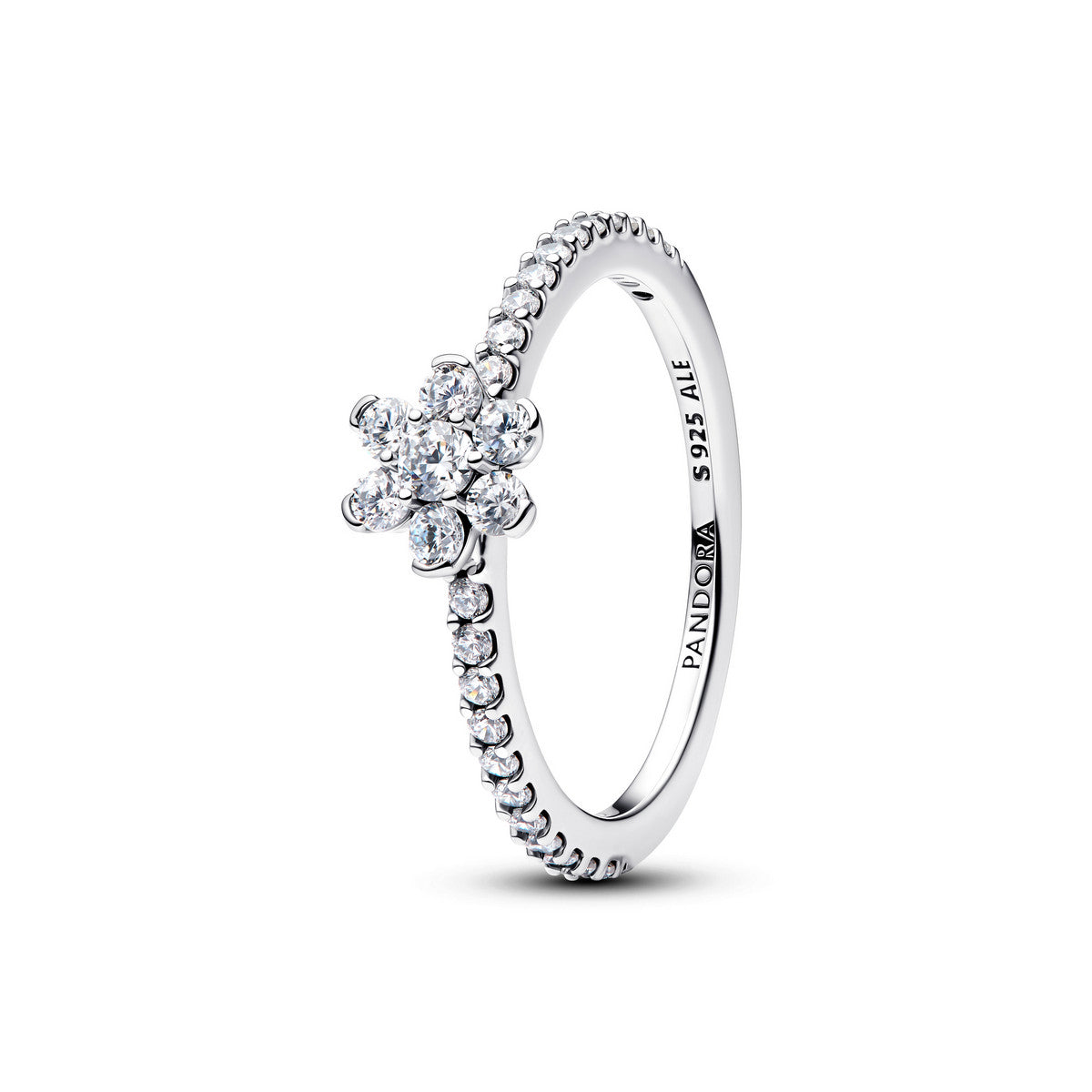 Pandora Sprankelende Bloem Ring zilver - 194499C01