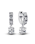 Pandora Oorringen met pavé hanger - 293547C01 - PansiteNederland.nl