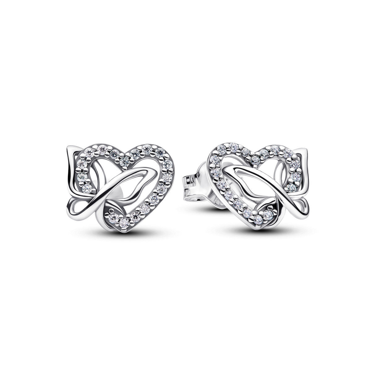 Pandora Verstrengeld Hart Oorbellen 294476C01, exclusief en kwalitatief hoogwaardig. Ontdek nu!