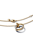 Pandora Essence Organisch Gevormde Ketting met Tweekleurige Hanger - 363882C00 - PansiteNederland.nl