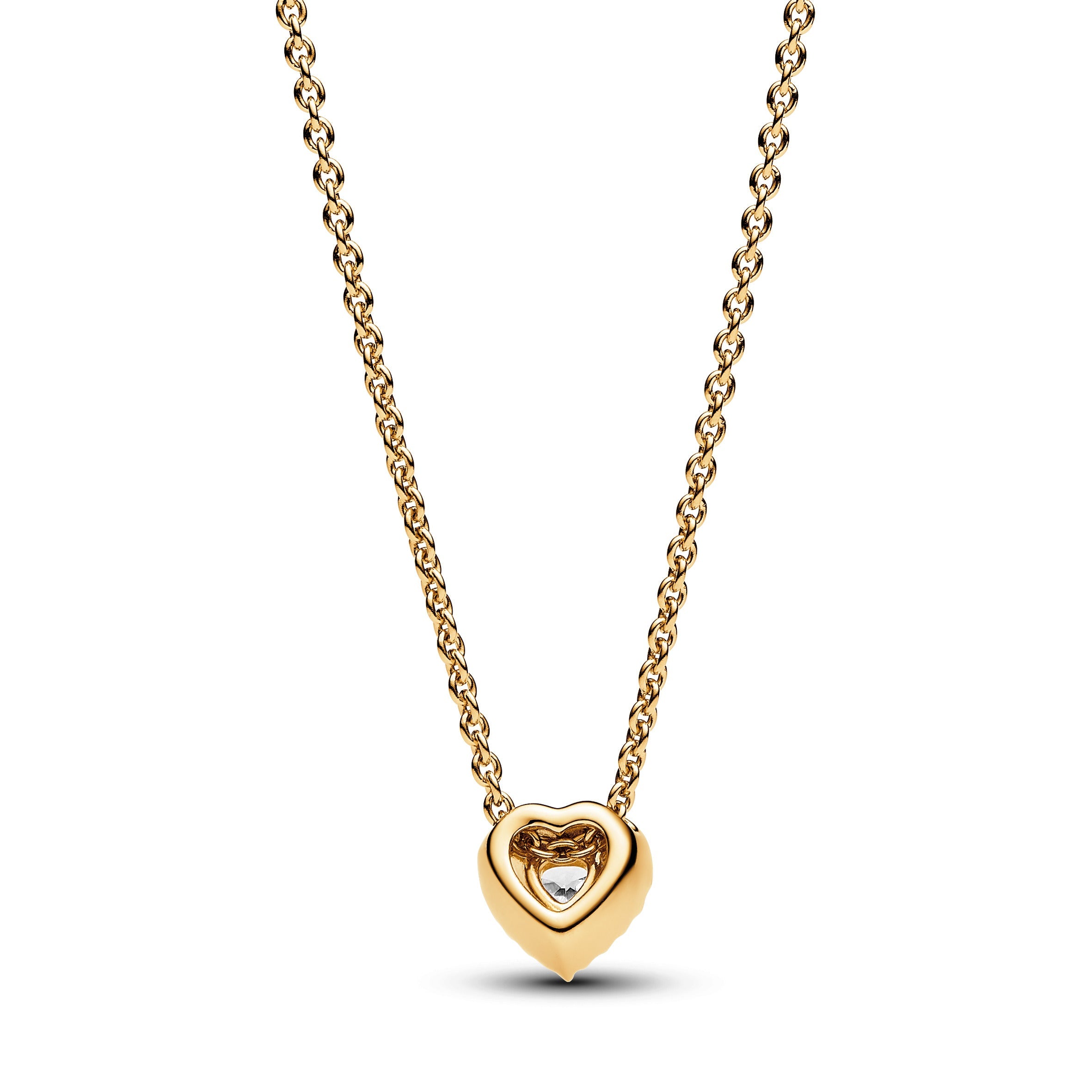 Pandora Sparkling Heart Collier Necklace goudverguld - 368425C01