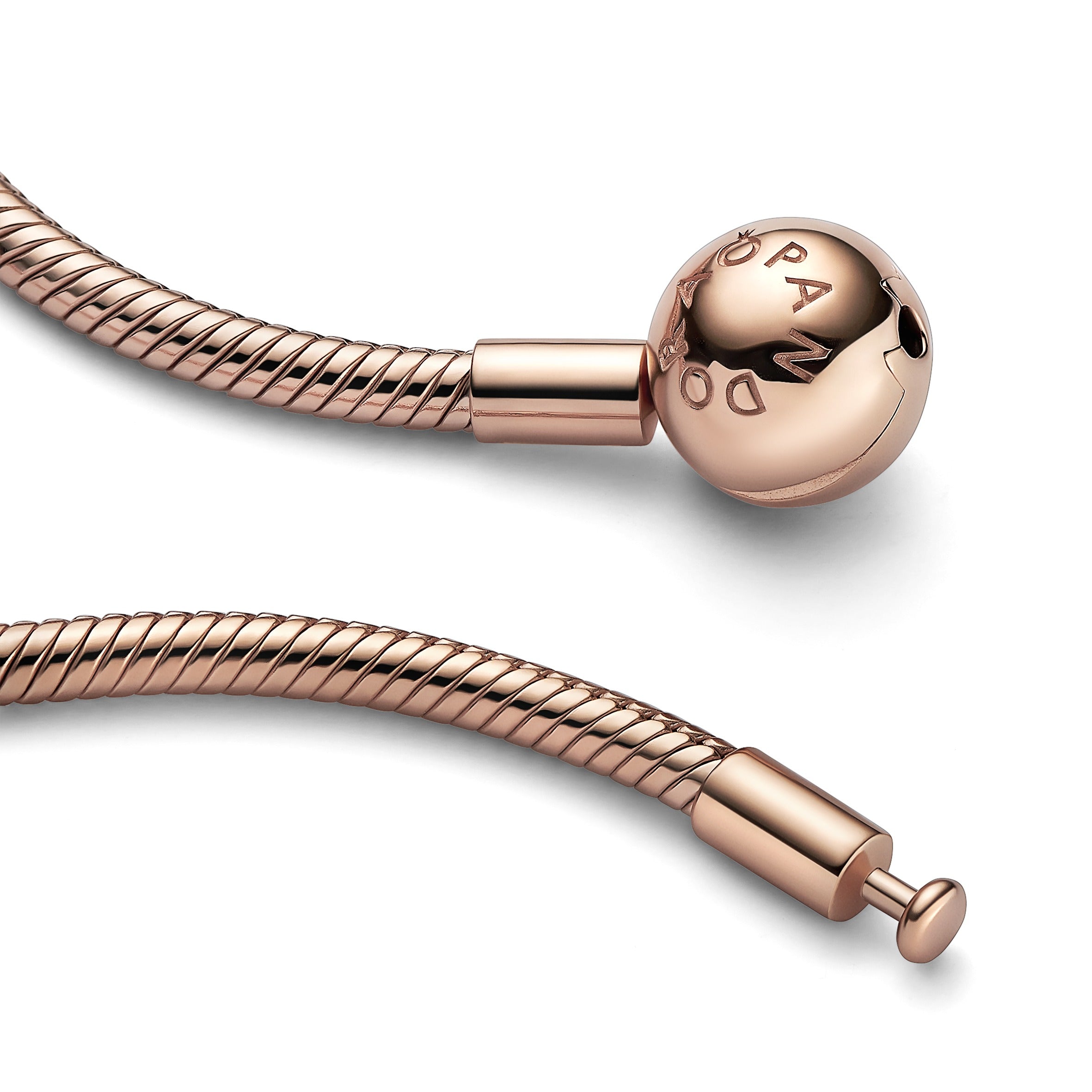 Pandora Moments Slangenschakelketting roségoudverguld - 382234C00