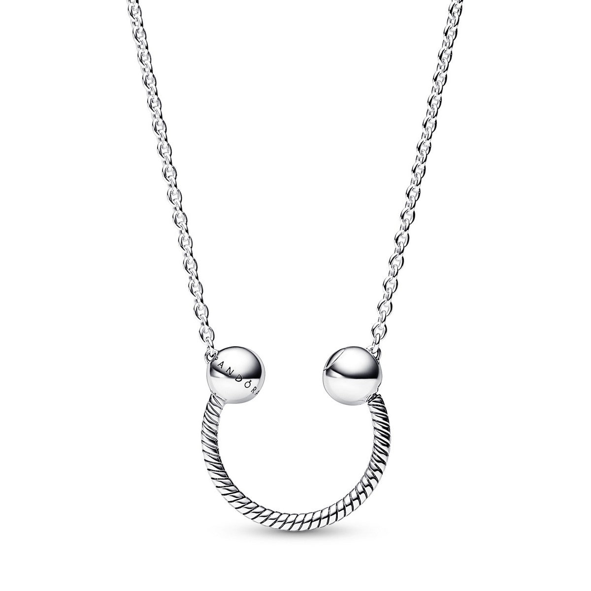 Pandora Moments U-Vorm Bedel Hanger Ketting 392747C00, exclusief en kwalitatief hoogwaardig. Ontdek nu!