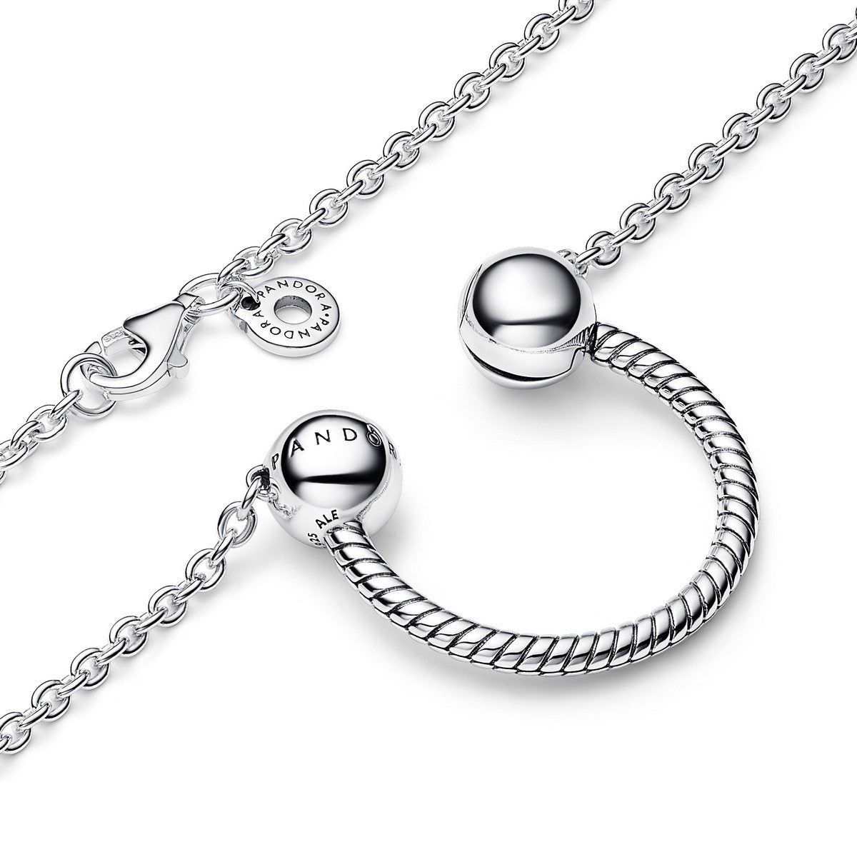 Pandora Moments U-Vorm Bedel Hanger Ketting 392747C00, exclusief en kwalitatief hoogwaardig. Ontdek nu!