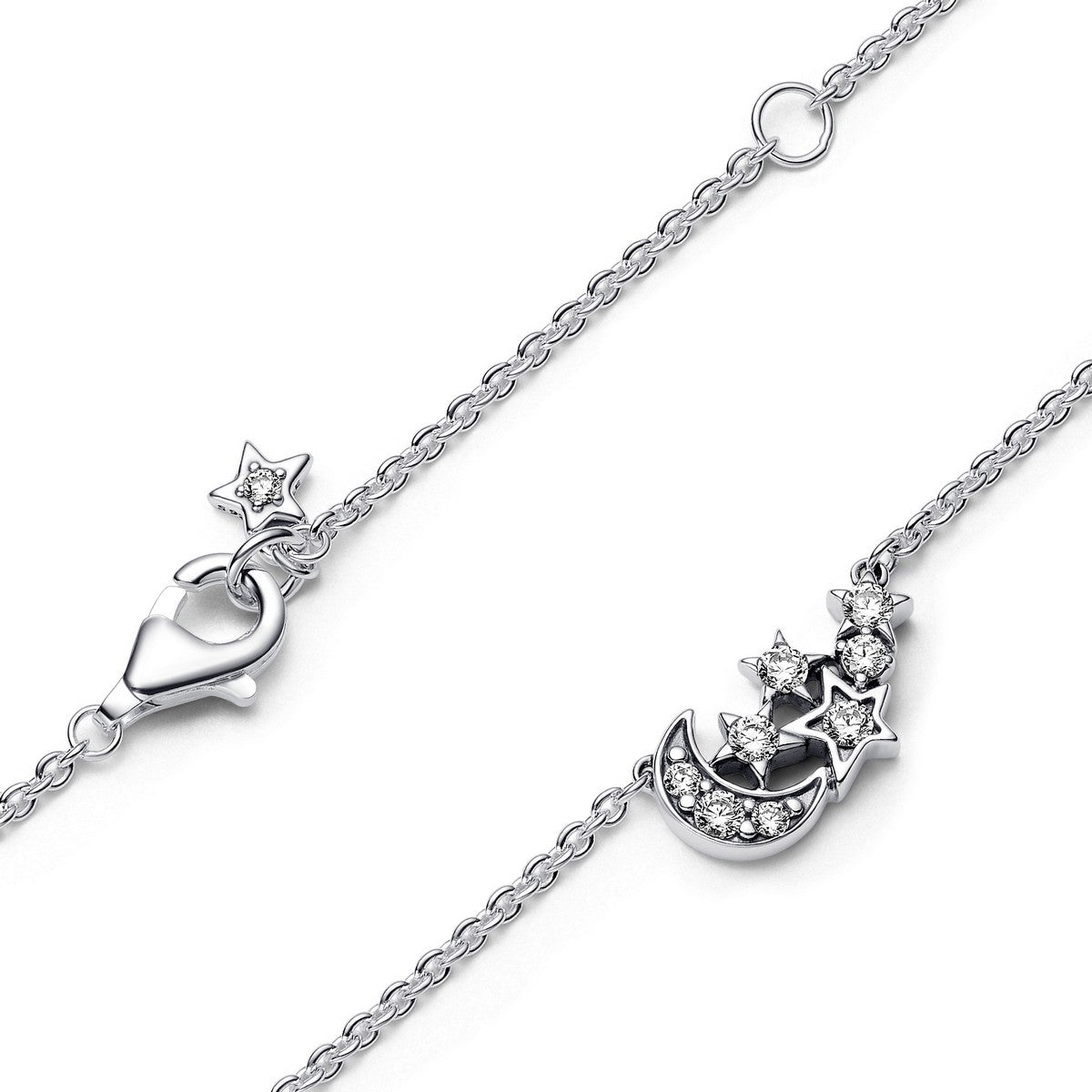 Pandora ketting Zilver met zirkonia 392991C01, exclusief en kwalitatief hoogwaardig. Ontdek nu!