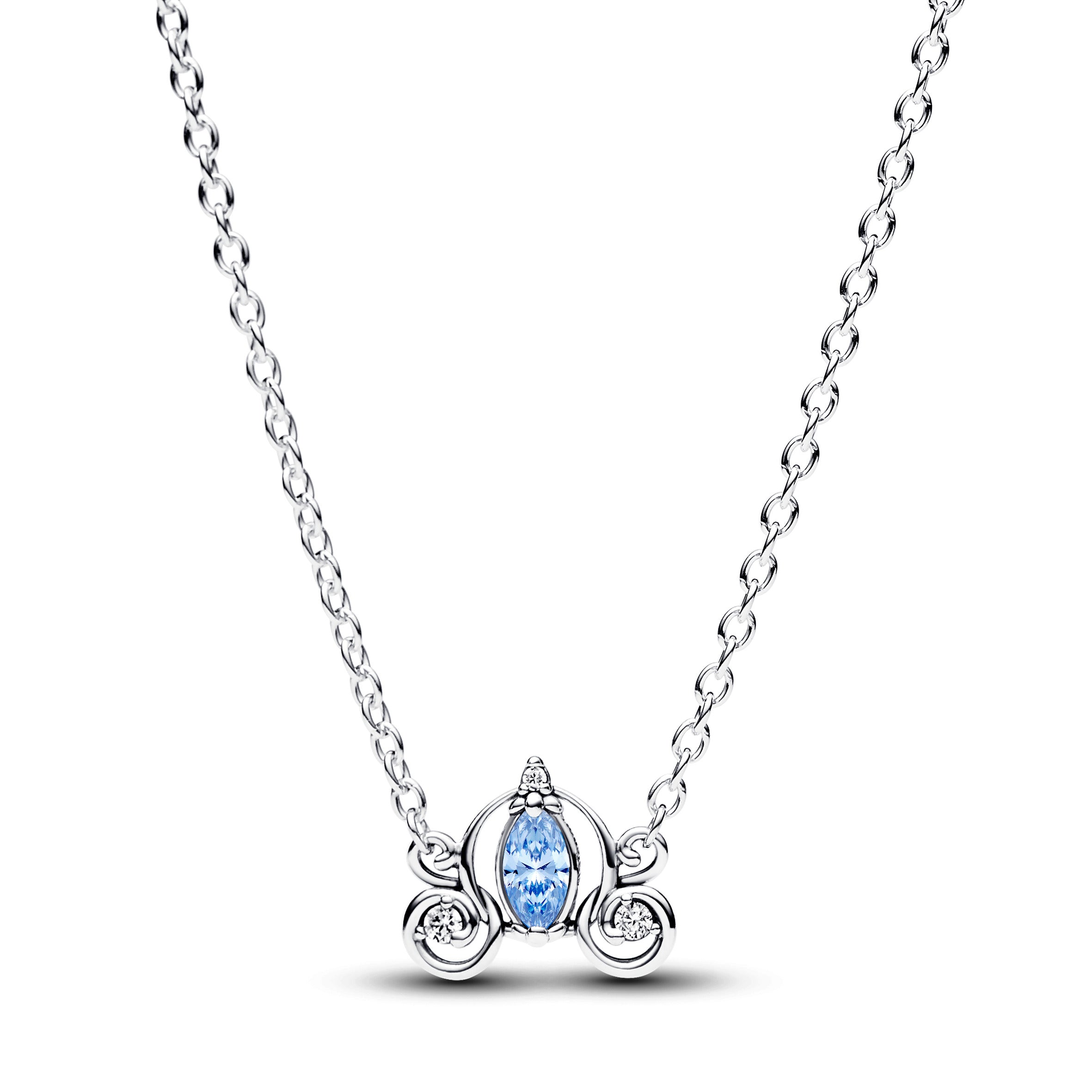 Pandora Disney Assepoesters koets halsketting zilver - 393057C01