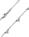 Pandora Hearts Sterling Zilver Collier met Zirkonia 393160C01