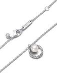 Pandora Sterling Zilver Collier met Zoetwaterparel en Zirkonia 393165C01 - PansiteNederland.nl