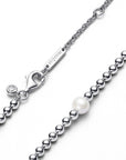 Pandora Sterling Zilver Collier met Zoetwaterparel en Zirkonia 393176C01 - PansiteNederland.nl