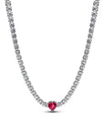 Pandora Choker met hart en halo Zilver - 393549C01 - PansiteNederland.nl
