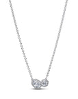 Pandora Omarmende Halo Ketting met Zirkonia - 393776C01 - PansiteNederland.nl