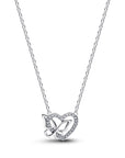 Pandora Hart & Vlinder met Hanger Ketting 394477C01