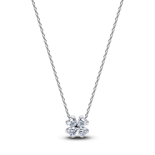 Pandora Sprankelend Klavertjevier Ketting met Hanger zilver 394502C01