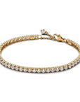 Pandora armband 14k Gold-plated met zirkonia 561469C01, exclusief en kwalitatief hoogwaardig. Ontdek nu!