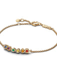 Pandora Marvel 14k gold-plated armband met kleurstenen 562960C01, exclusief en kwalitatief hoogwaardig. Ontdek nu!
