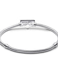 Pandora Project Red Stranger Things slangenschakelarmband met sluiting - 593572C01 - PansiteNederland.nl