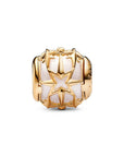 Pandora Charm Venus Planeet 14k Verguld met Witte Zirkonia - 762435C01