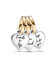 Pandora Twee-Tone Splittable Vriendschap Triple Hangbedel 762722C00, exclusief en kwalitatief hoogwaardig. Ontdek nu!