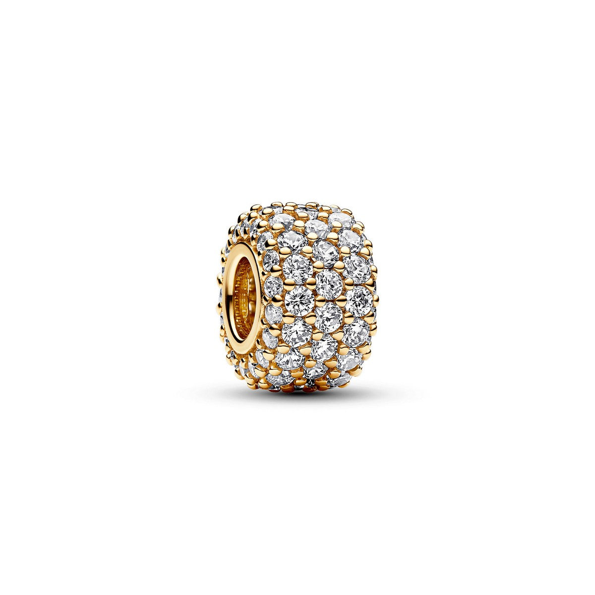 Pandora bedel 14k Gold-plated met zirkonia 762820C01, exclusief en kwalitatief hoogwaardig. Ontdek nu!