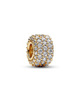 Pandora bedel 14k Gold-plated met zirkonia 762820C01, exclusief en kwalitatief hoogwaardig. Ontdek nu!