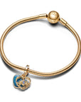 Pandora Disney Assepoesters Koets & Hart Dubbele Hangende Bedel 763072C01, exclusief en kwalitatief hoogwaardig. Ontdek nu!