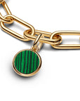 Pandora Groene Graveerbare Mini Medaillon Bedel 763389C01 - PansiteNederland.nl