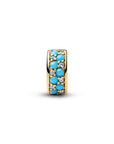 Pandora Aquablauwe Clip Bedel - 763902C01 - PansiteNederland.nl
