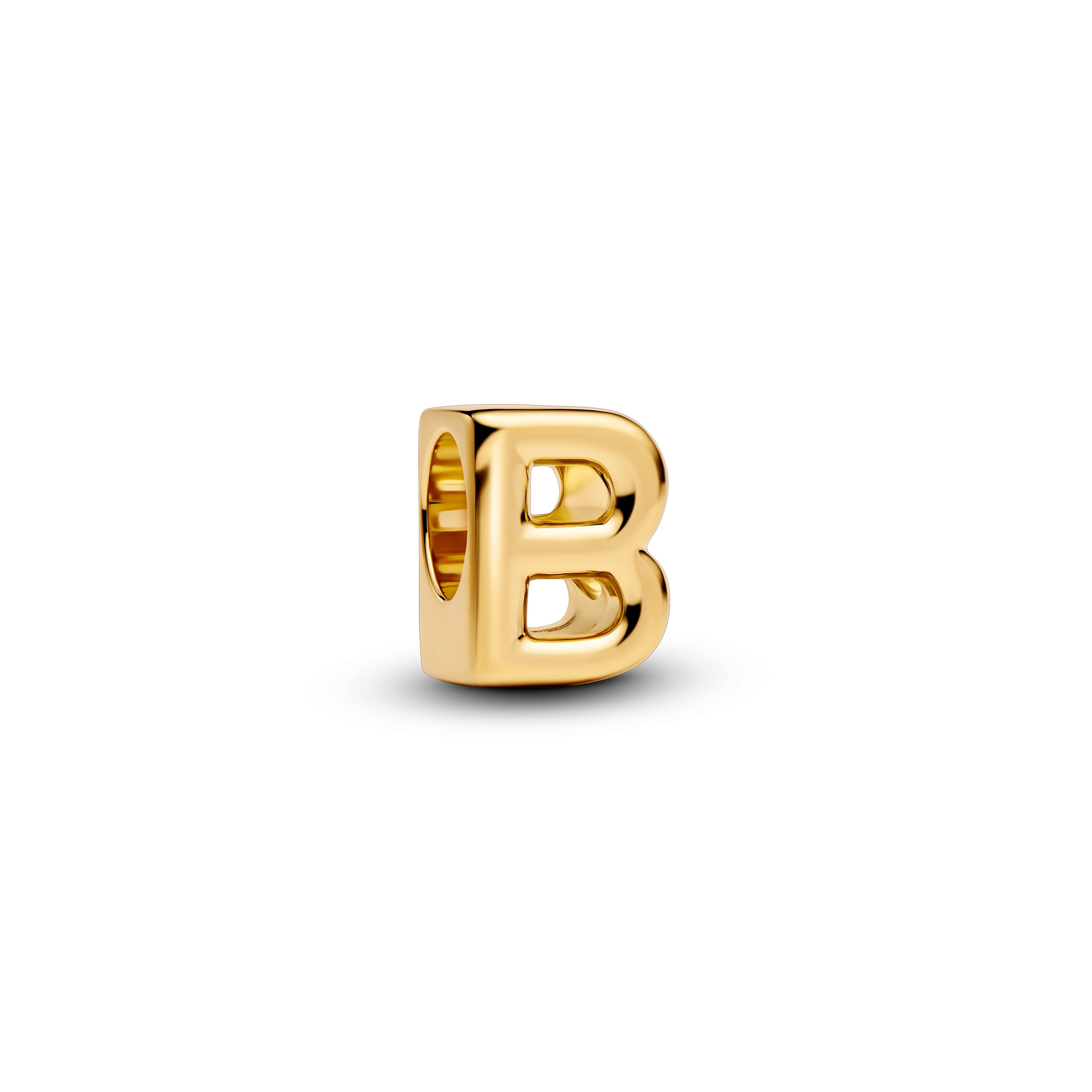 Pandora Letter B Alfabetbedel goudverguld letterbedel - 763948C00