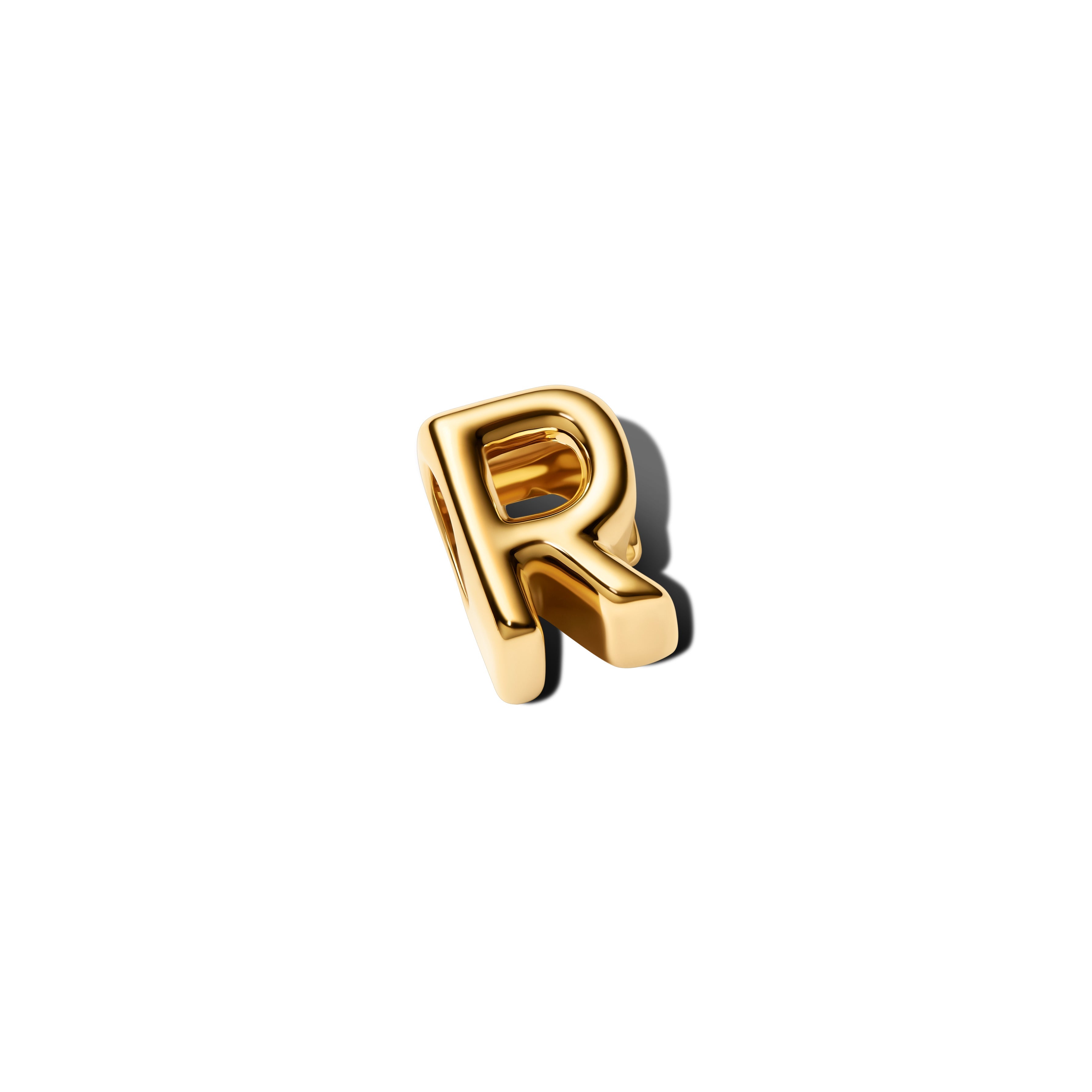 Pandora Letter R Alfabetbedel goudverguld letterbedel - 763964C00