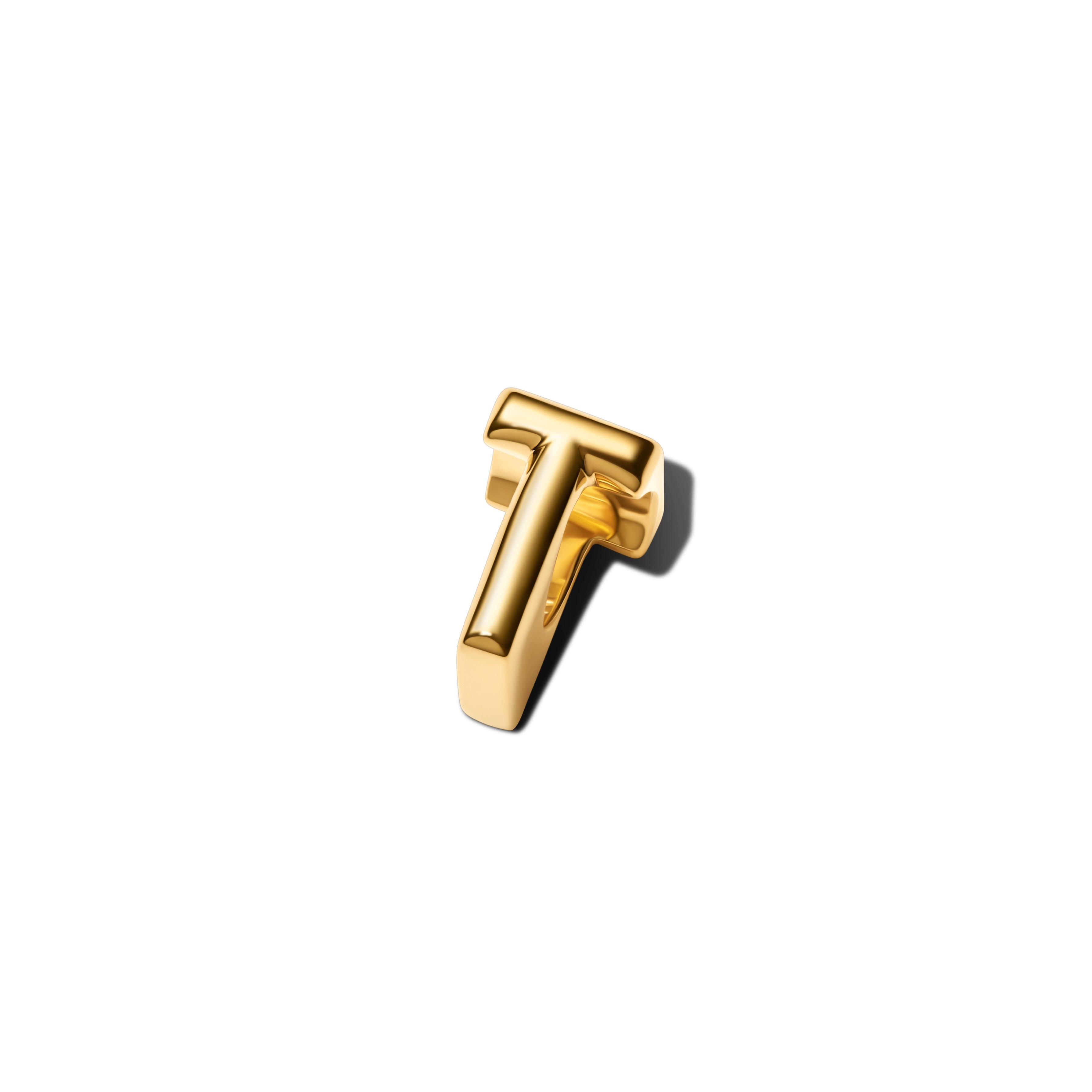 Pandora Letter T Alfabetbedel goudverguld letterbedel - 763966C00