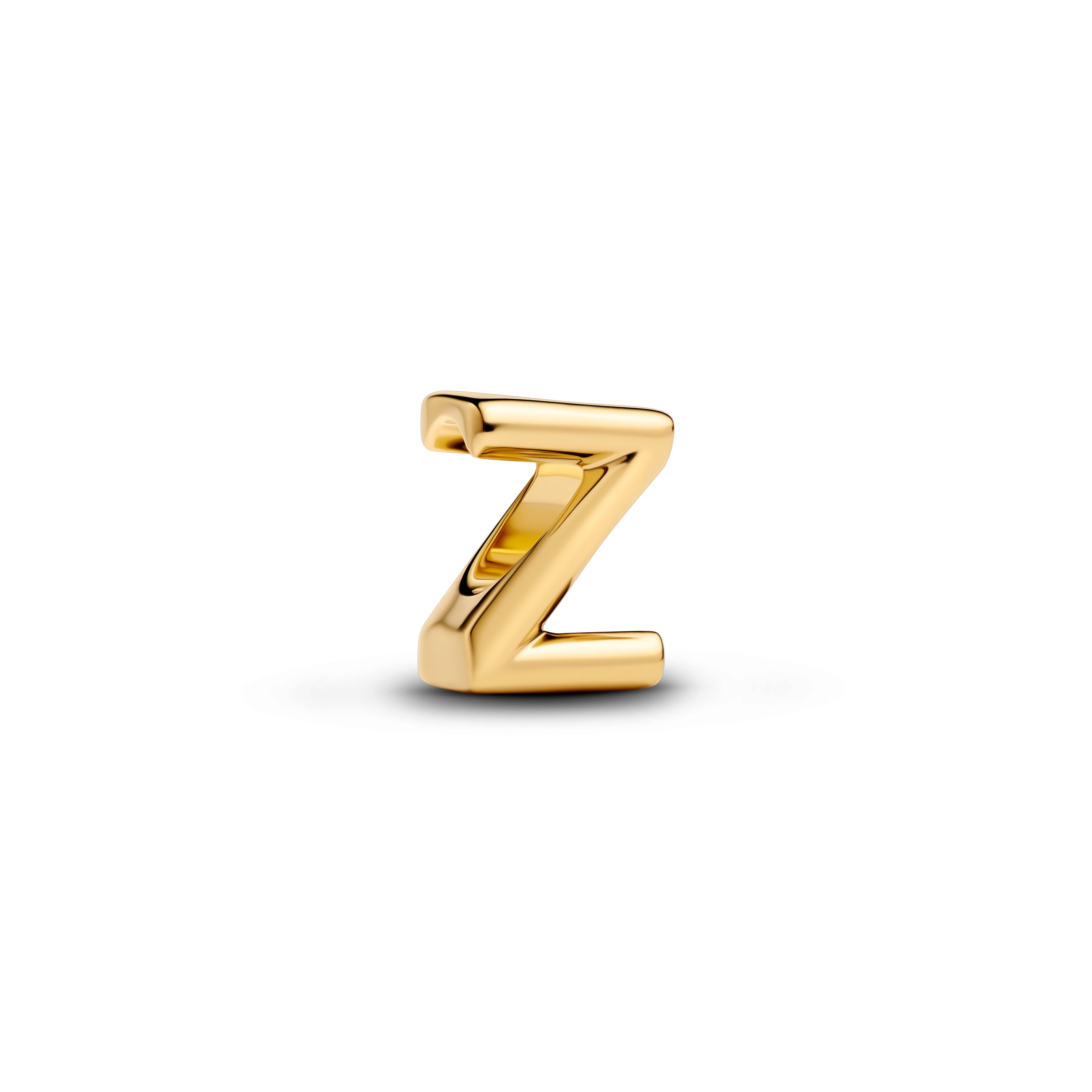 Pandora Letter Z Alfabetbedel goudverguld letterbedel - 763972C00