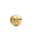 Pandora Minibedel getextureerde yin en yang 764045C00