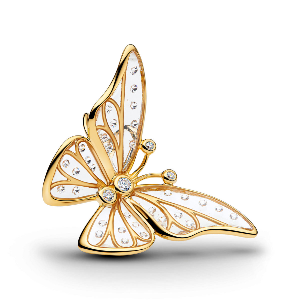 Pandora Oversized Openwork Vlinder Clipbedel goudverguld - 764487C01