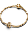 Pandora Geknoopte Harten Clip Bedel 768035C00 - PansiteNederland.nl